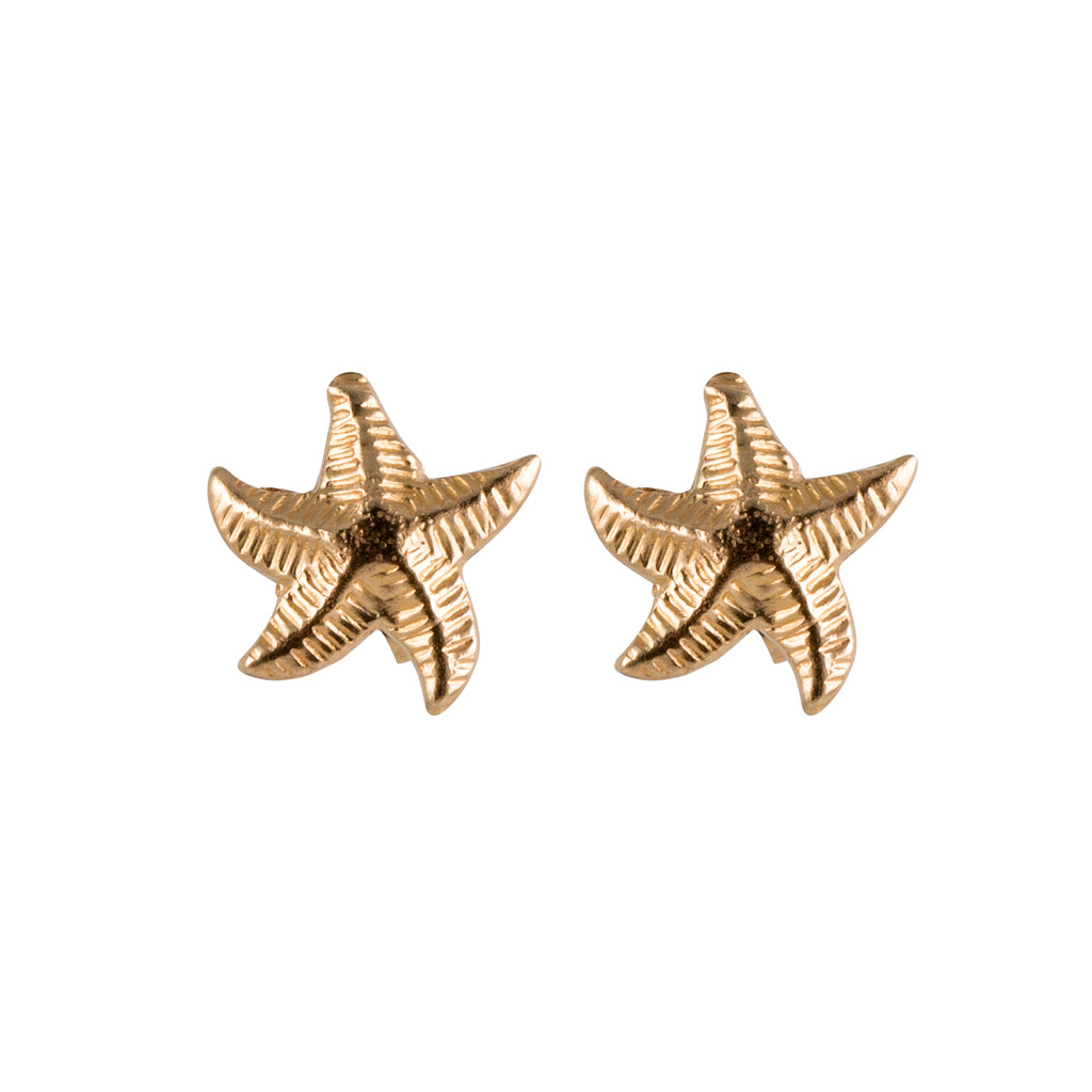 Gold Plated Starfish Post Earrings - Shop The Docks