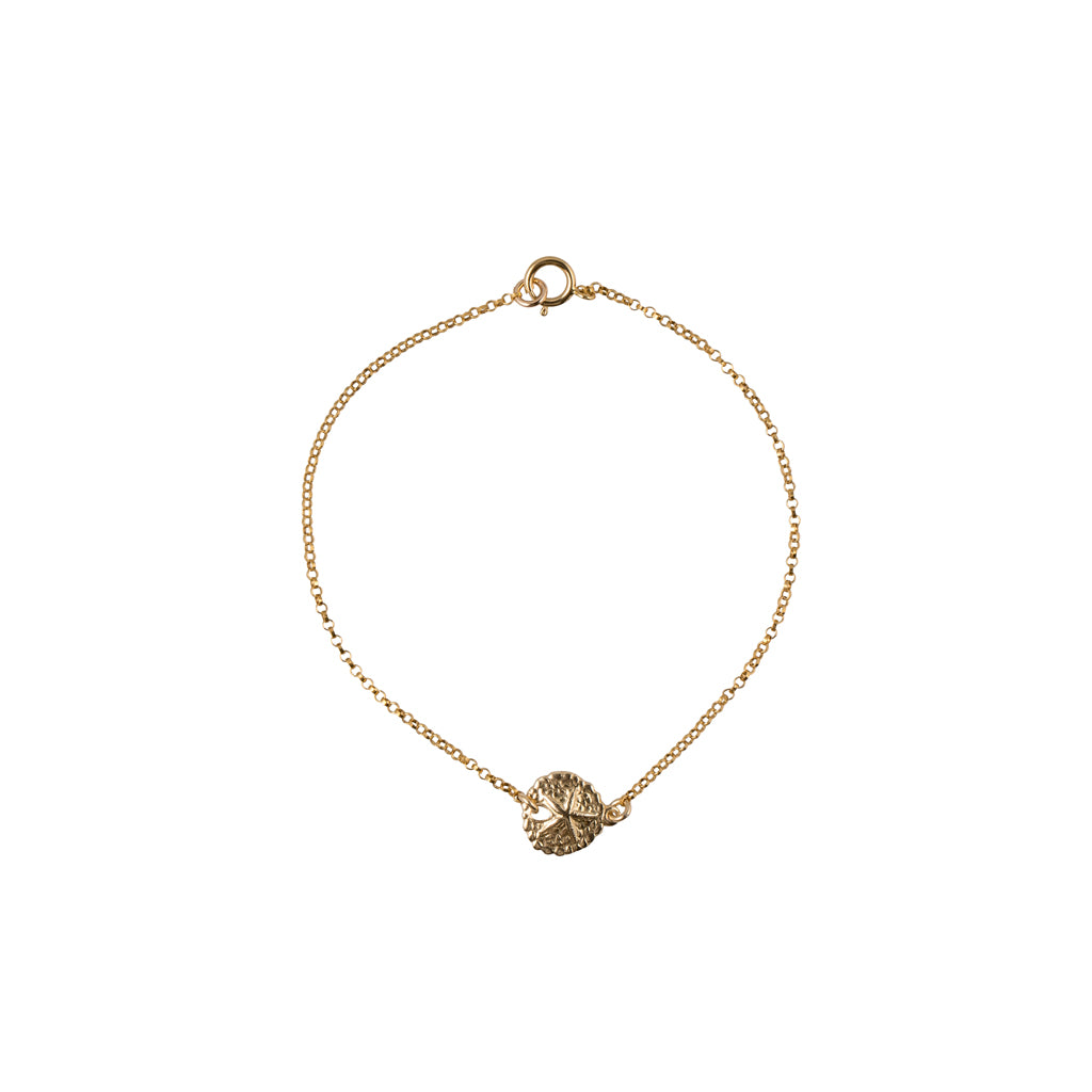 Sunburst Chain Bracelet (14K) 19 cm