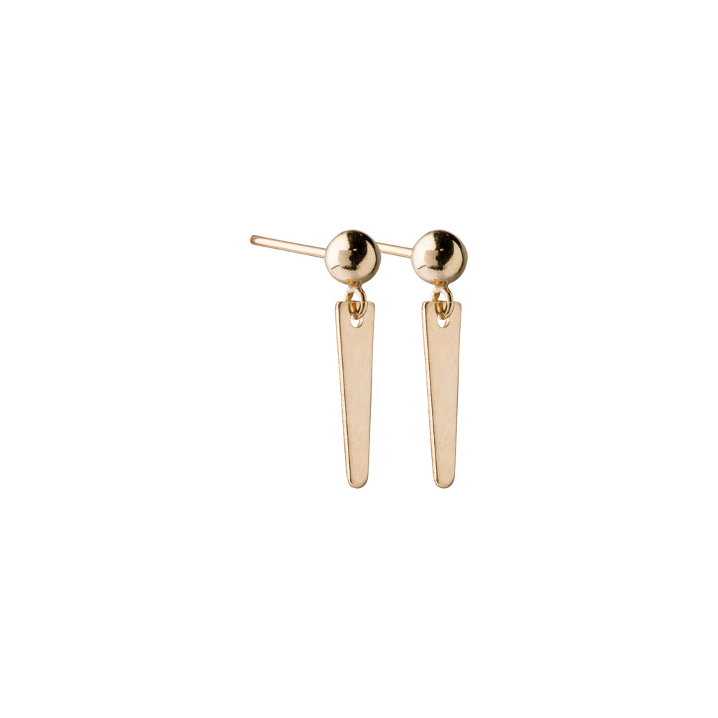 Tiny Spike Studs in 14k Gold Yellow Gold/ Rose Gold/ White Gold - Etsy