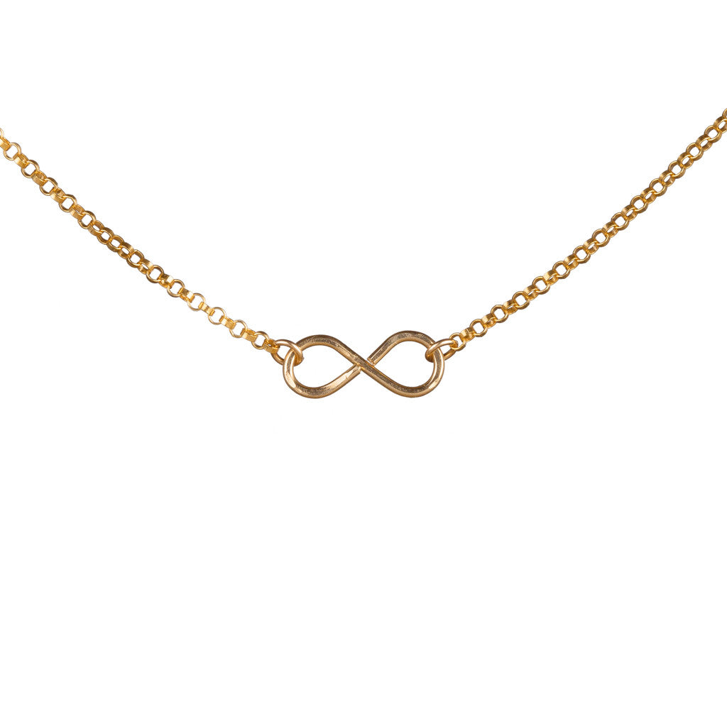 Tiny hot sale infinity necklace